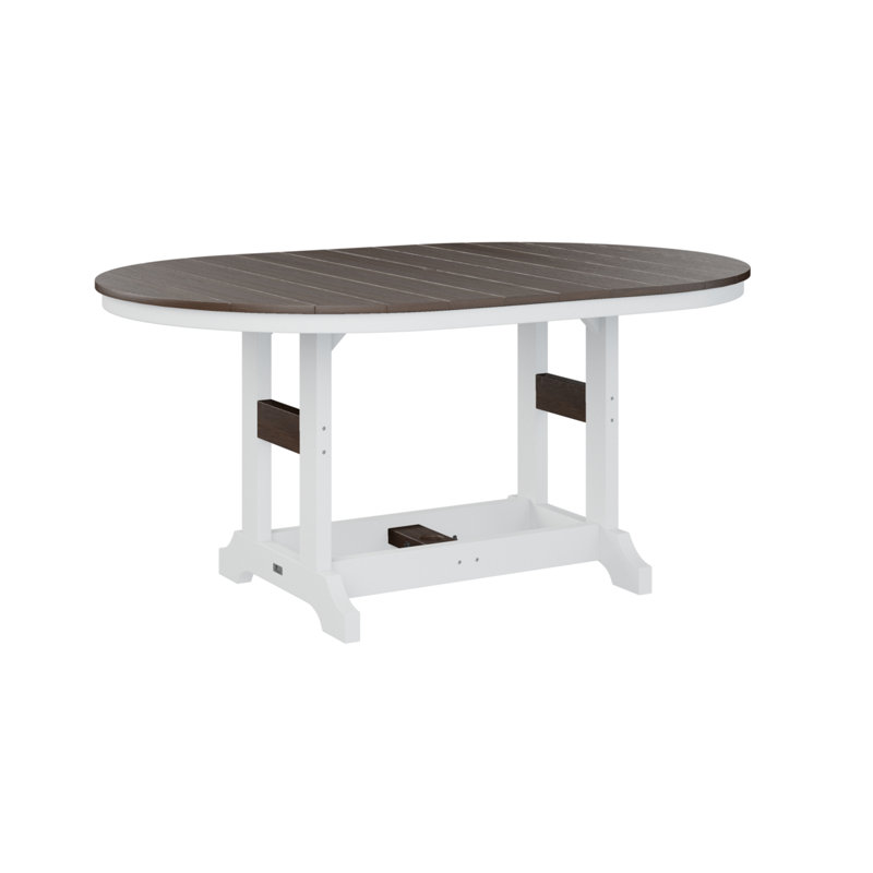 Table de salle à manger Berlin Classic, Imbuia, H 30,87 po x l 64 po x P 44 po