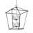 Kitzi 8 - Light Steel Dimmable Lantern Linear Chandelier