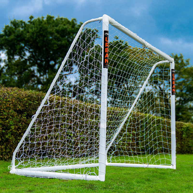 Football Flick Urban UPVC Football/Soccer Goal, 243 cm H x 183 cm W x 183 cm D