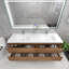 Ensemble de meuble-lavabo double mural 70,6 po Azden-1136723295
