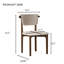 Ensemble de table de salle à manger extensible de 63 à 94,5 po avec 8 chaises
