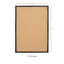Tapis berbère beige fait à la main avec bordure en similicuir noir fabriqué à la main Nannette-77062813
