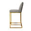 Ensemble de 2 chaises de bar de style moderne avec une conception simple, des tabourets hauts confortables au design créatif et des chaises de salle à manger flexibles convenant aux bars, aux restaurants ou aux comptoirs de cuisine