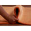 Tapis orange moderne Gabbeh 6 x 9