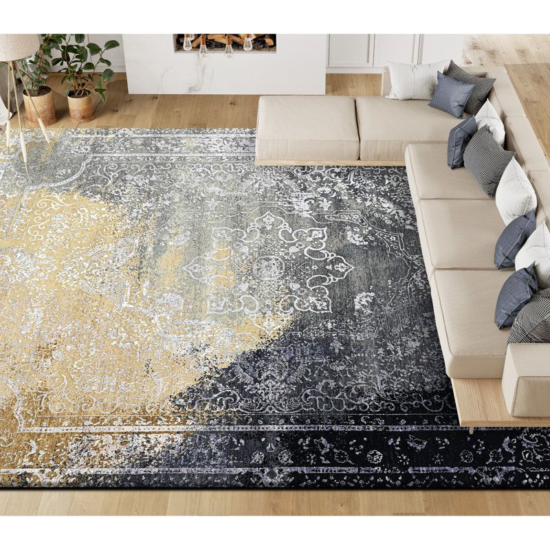 Oriental Area Rug, Rectangle 5' x 8'