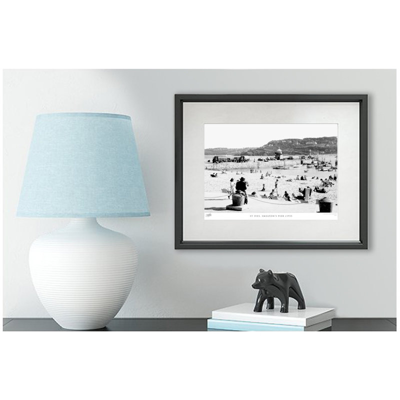 St Ives, Smeaton's Pier C1955 by Francis Frith - Single Picture Frame Print, 40cm H x 50cm W x 2.3cm D