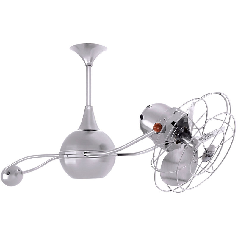 42" Brisa 2000 3 Blade Ceiling Fan, Brushed Nickel
