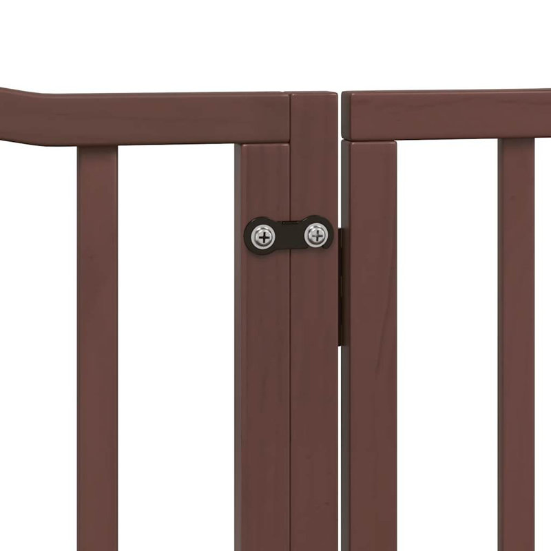 Reshunda Solid Wood Dog House Door, Brown, 60cm H x 320cm W x 2cm D