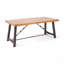 Table de salle à manger d'extérieur en bois d'acacia