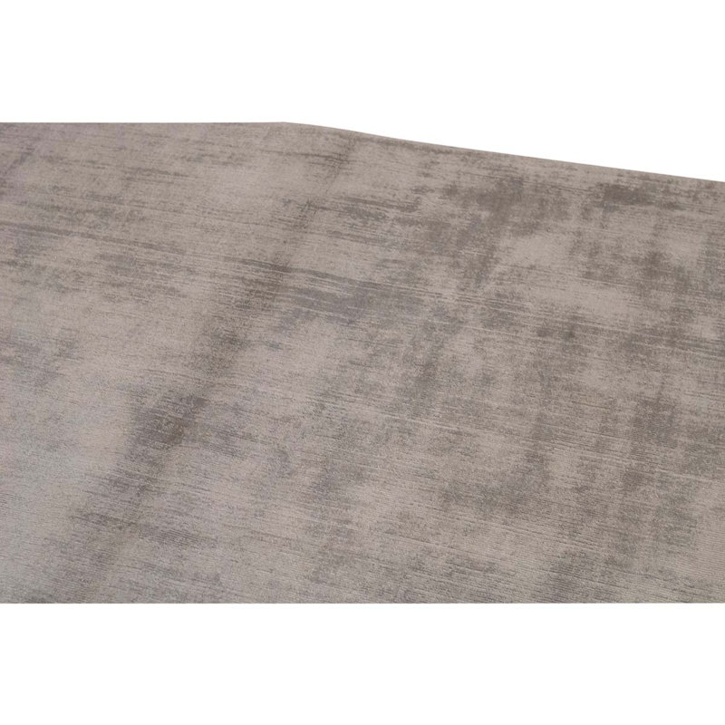 Wool Area Rug in Light Gray