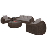 Ojai Outdoor 4 - Piece Conversation Set
