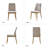 Brehanna Humnoke Upholstered Back Side Dining Chair With Solid Wood Legs Set Of 6-1163587886