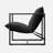 Reagle Modern Metal Framed Sling Accent Chair-82152825