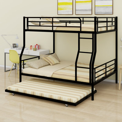 Metal Bunk Bed With Trundle Bed