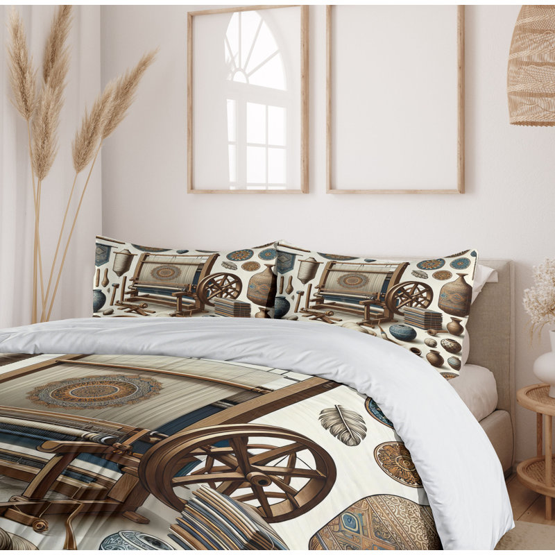 Traditional Duvet Cover, California King Duvet Cover + 2 Standard Shams