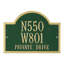 Wisconsin Special 3-Line Wall Address Plaque-1929232777-1929232779