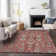 Premium Machine Washable Prisco Red Rug