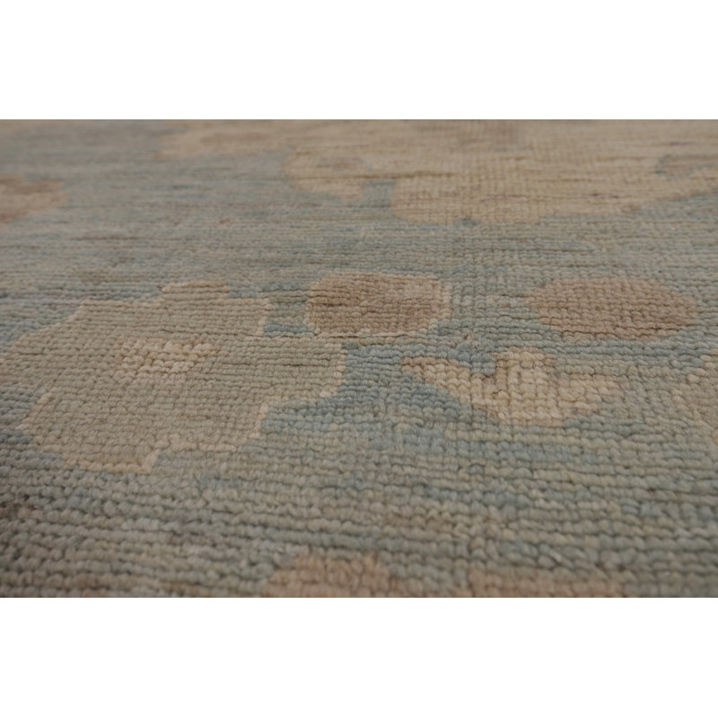 Vegetable Dye Oushak Turkish Large Rug 12x15