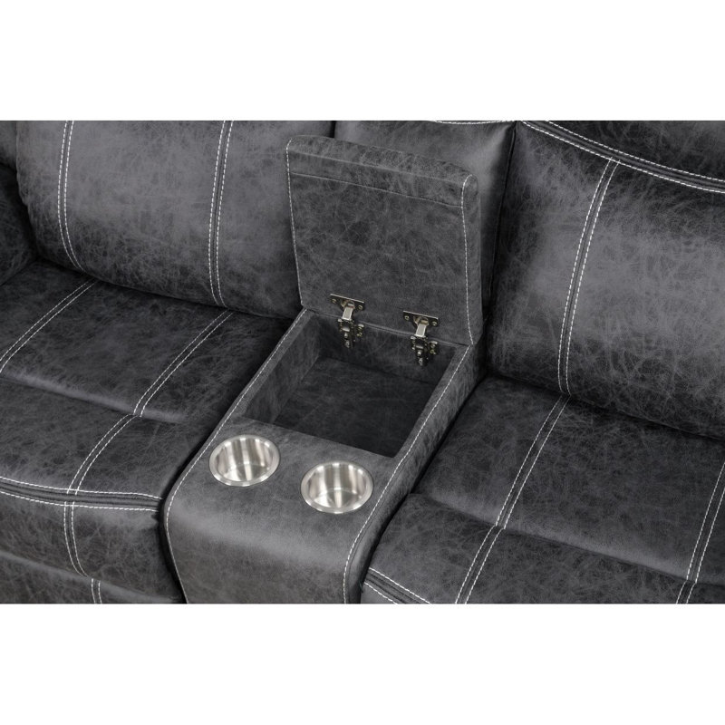 Causeuse en microfibre Zubaida