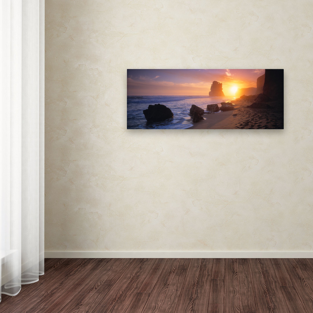 'Apostles from the Beach Photographic Print on Wrapped Canvas Trademark Fine Art
