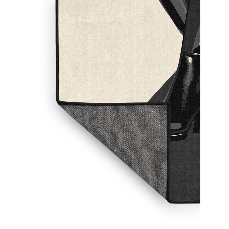 Tapis gris moelleux doux et moelleux Barclay, 2 x 4