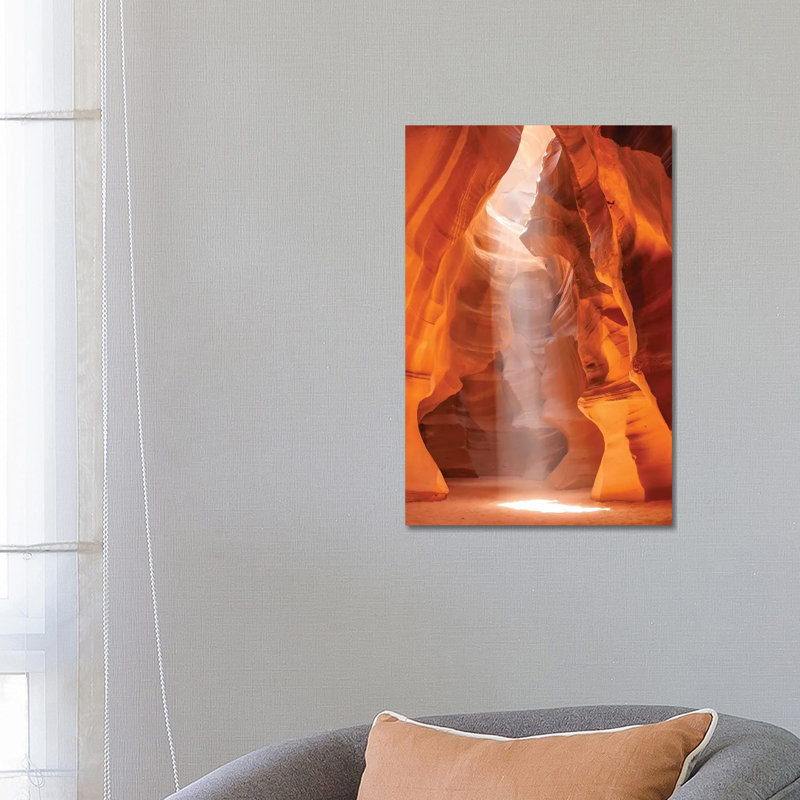 Beautiful Antelope Canyon by Melanie Viola - Print on Canvas, Wrapped Canvas, 66.04 cm H x 45.72 cm W x 1.91 cm D