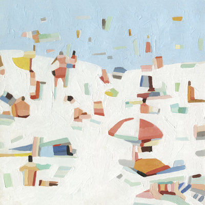 «Summer Confetti III» par Emma Scarvey, reproduction d'art sur toile tendue