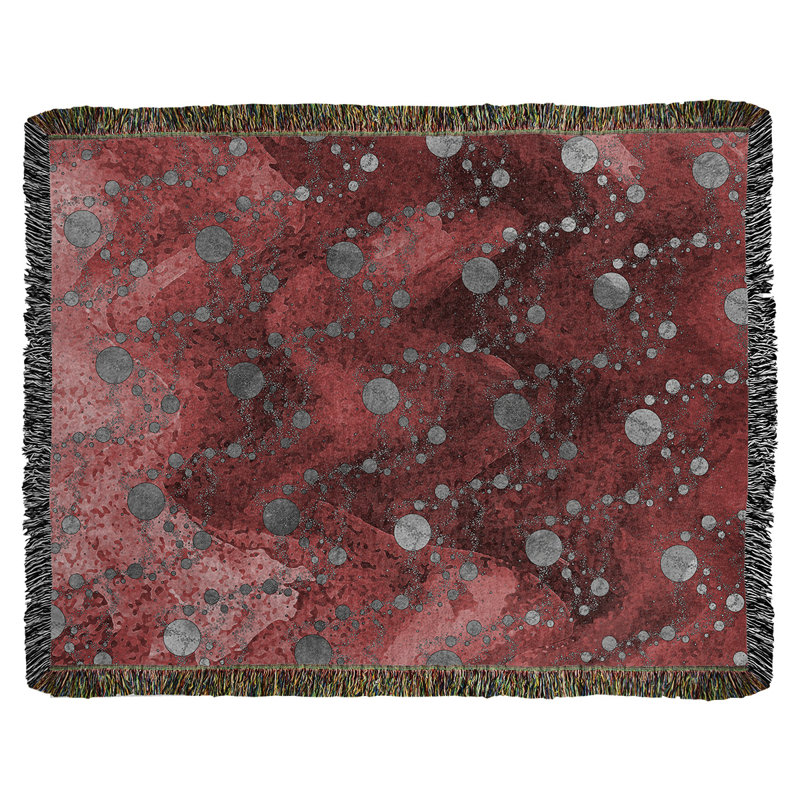 Couverture tissée Katelyn Elizabeth, l 37 po x L 52 po, Rouge