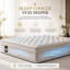 Matelas hybride ferme de 13 po pour plus de bois et de hanches, rembourré de mousse, certifié Certipur-US, housse en tissu damassé.-16801071