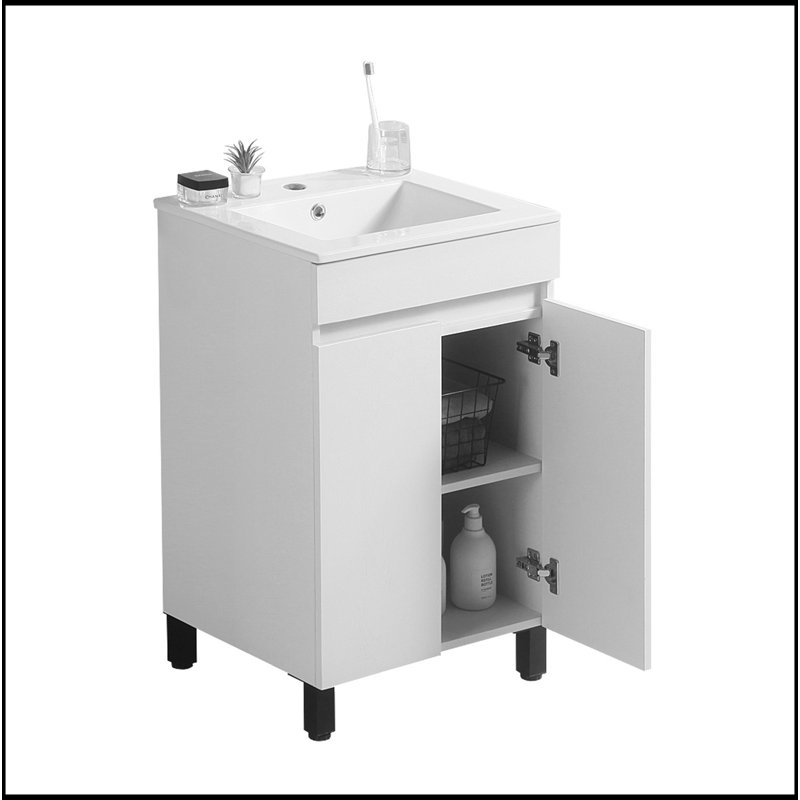 20''Bathroom Vanity White (Without Ceramic Basin)