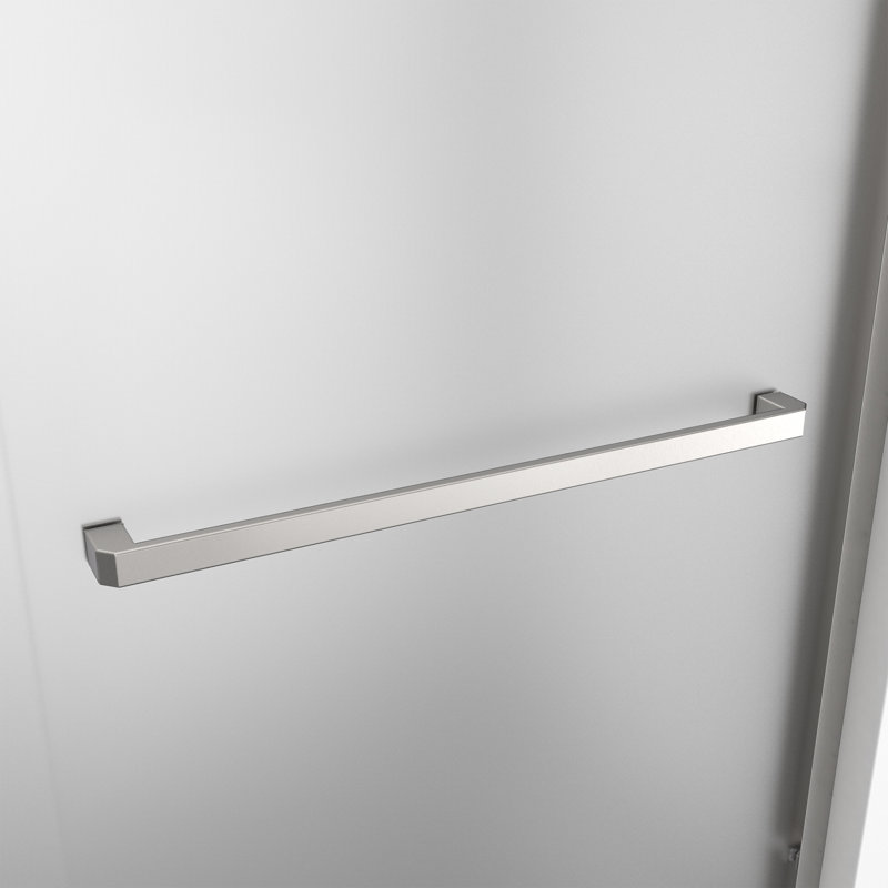DreamLine Encore 60 in. W Semi-Frameless Bypass Sliding Tub Door, Brushed Nickel