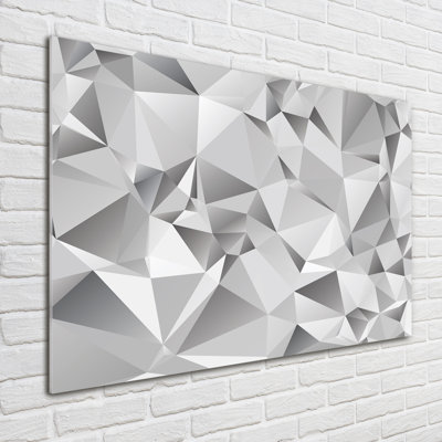 Glass Print Wall Art 100X70cm Image Printed On Glass Decorative Wall Picture Behind Toughened / Tempered Safety Real Glass For Kitchen & Living Room Theme:3D Abstraction