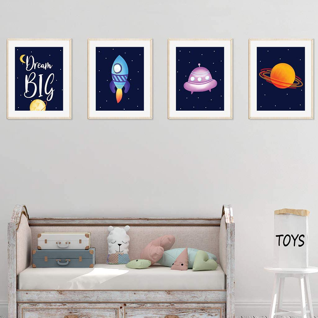 Deeann 4 - Piece Paper Print Harriet Bee