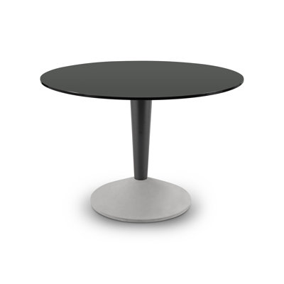 Amot Round Glass Top Dining Table
