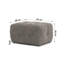 Kozy 6 Seater Chenille Corner Sofa-136310213-136310220