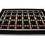 Tapis oriental noir Dhurrie 6X9