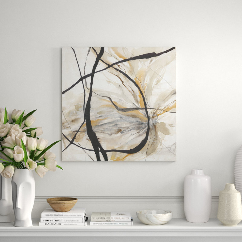 The Warmth Of Summer Print by Barclay Butera, 36" H x 36" W x 1.5" D, Hand Embellishment Glaze
