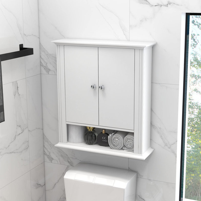 Wall Bathroom Cabinet, White