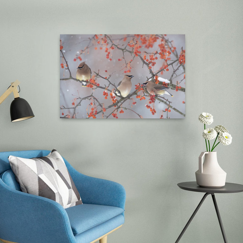 Dashiell Contemporary Art Abstract Contemporary Bird Animal Nature Wall Art - Wrapped Canvas Print, 60.96 cm H x 40.64 cm W