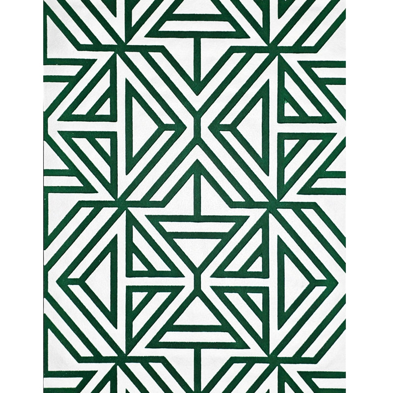 Papier peint à motif géométrique de velours