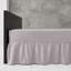 Premium Cotton Blend Plain Dyed Valance Sheet | Soft Durable and Breathable Luxury Bed Sheet for Ultimate Comfort-35991541-35991553
