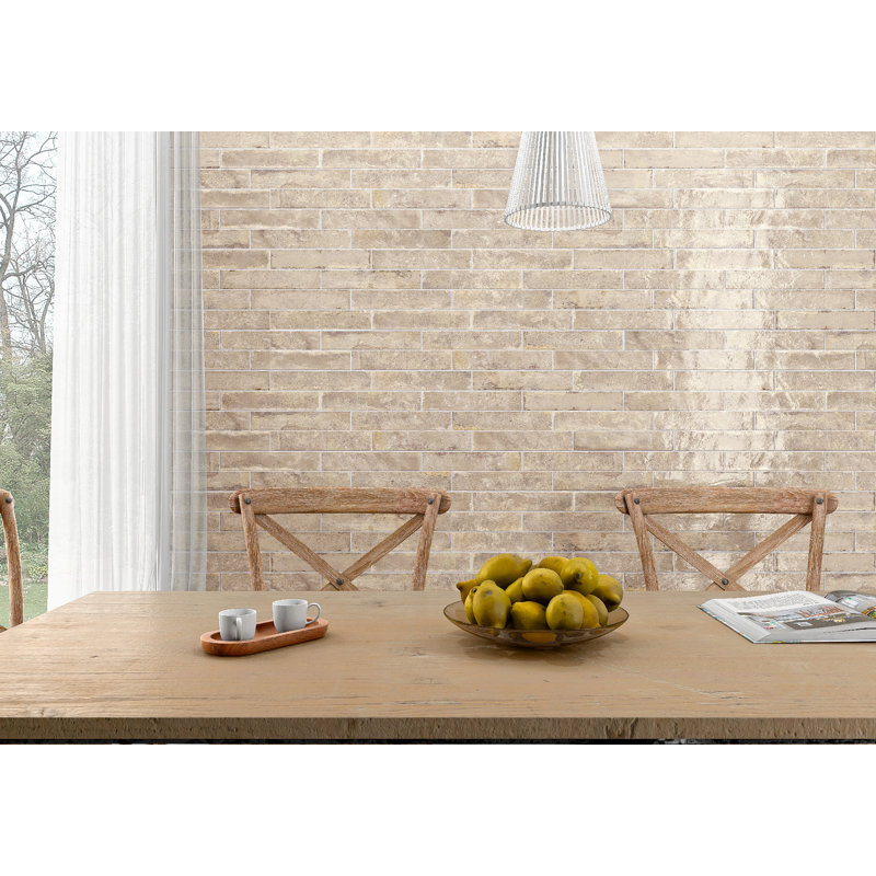 San Remo Subway Tile 2"x10" Polish, Beige