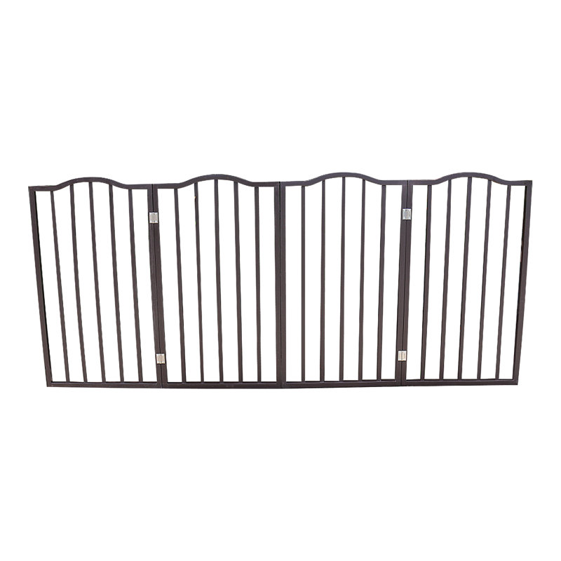 Lit de plancher avec porte, cadre de lit plateforme en bois massif avec clôture, adapté aux enfants, bois de pin, Blanc