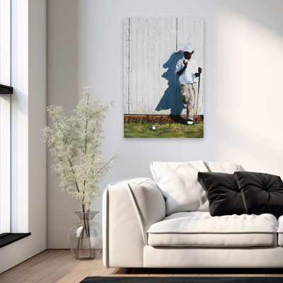 Art du golf figuratif pour enfants