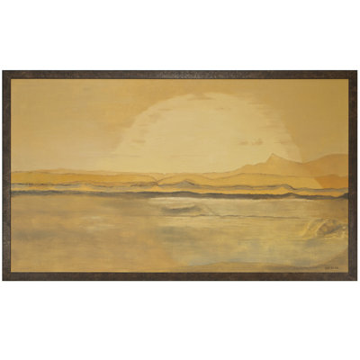Watkins «Sun Disc» par Watkins, reproduction de peinture à l'huile encadrée