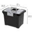 Ensemble de boîtes en plastique portables et verrouillables