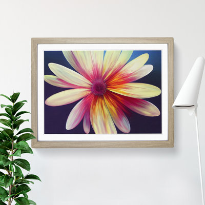 XH1022-6592X Painted Daisy Flower - Single Picture Frame Painting