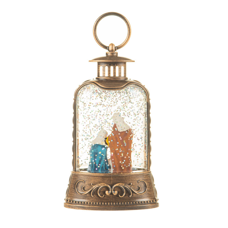 Lantern LED Snow Globe
