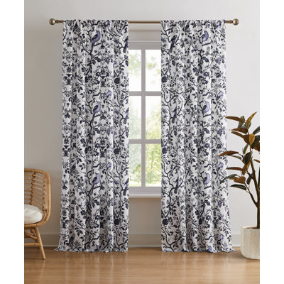  Ava Floral Window Drape Set