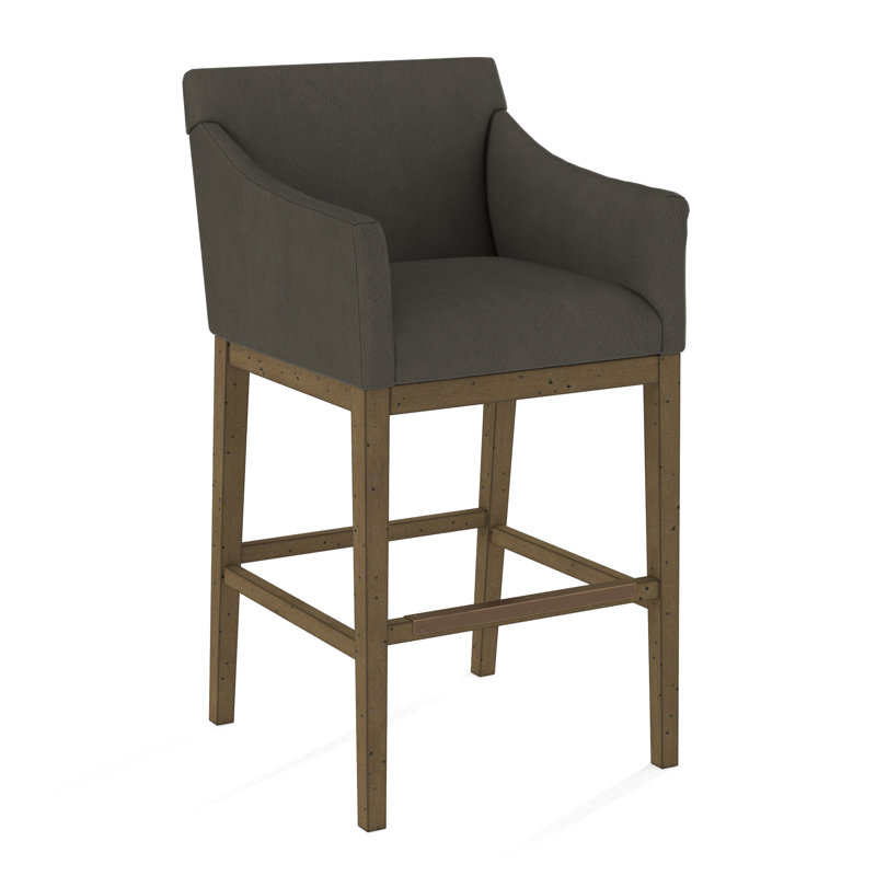 Upholstered Stool, Evolution Smokey, Nutmeg